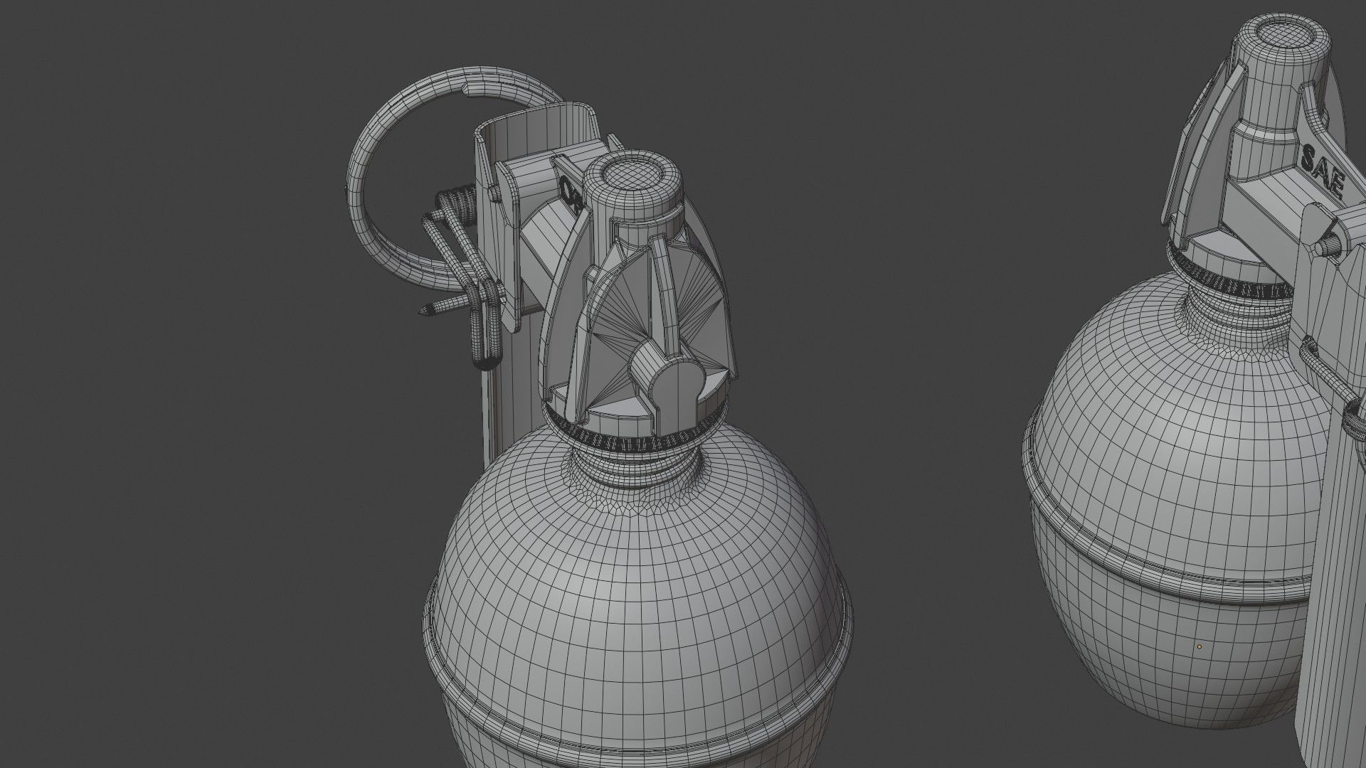 SOLDIER Frag Grenade 3D model_9