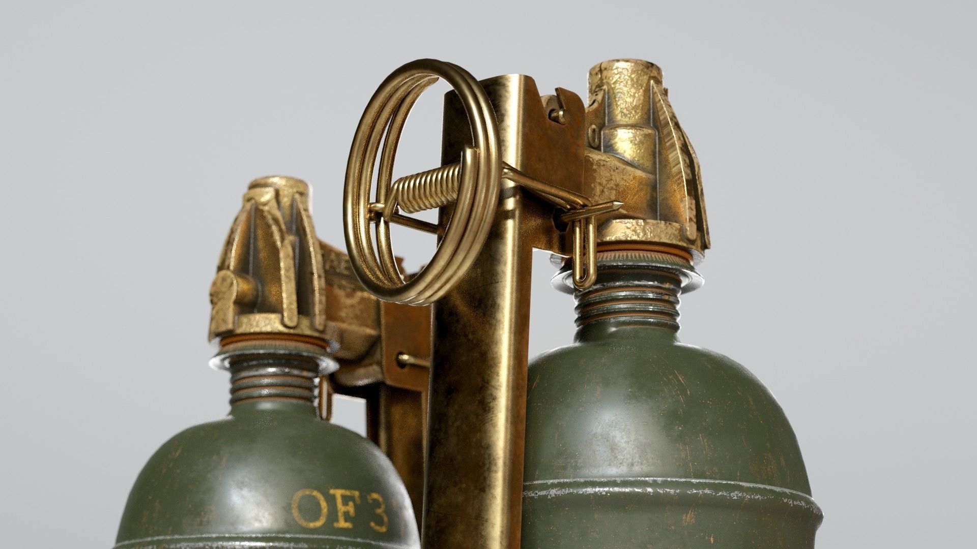 SOLDIER Frag Grenade 3D model_5