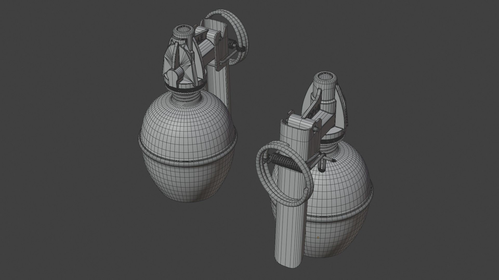 SOLDIER Frag Grenade 3D model_14