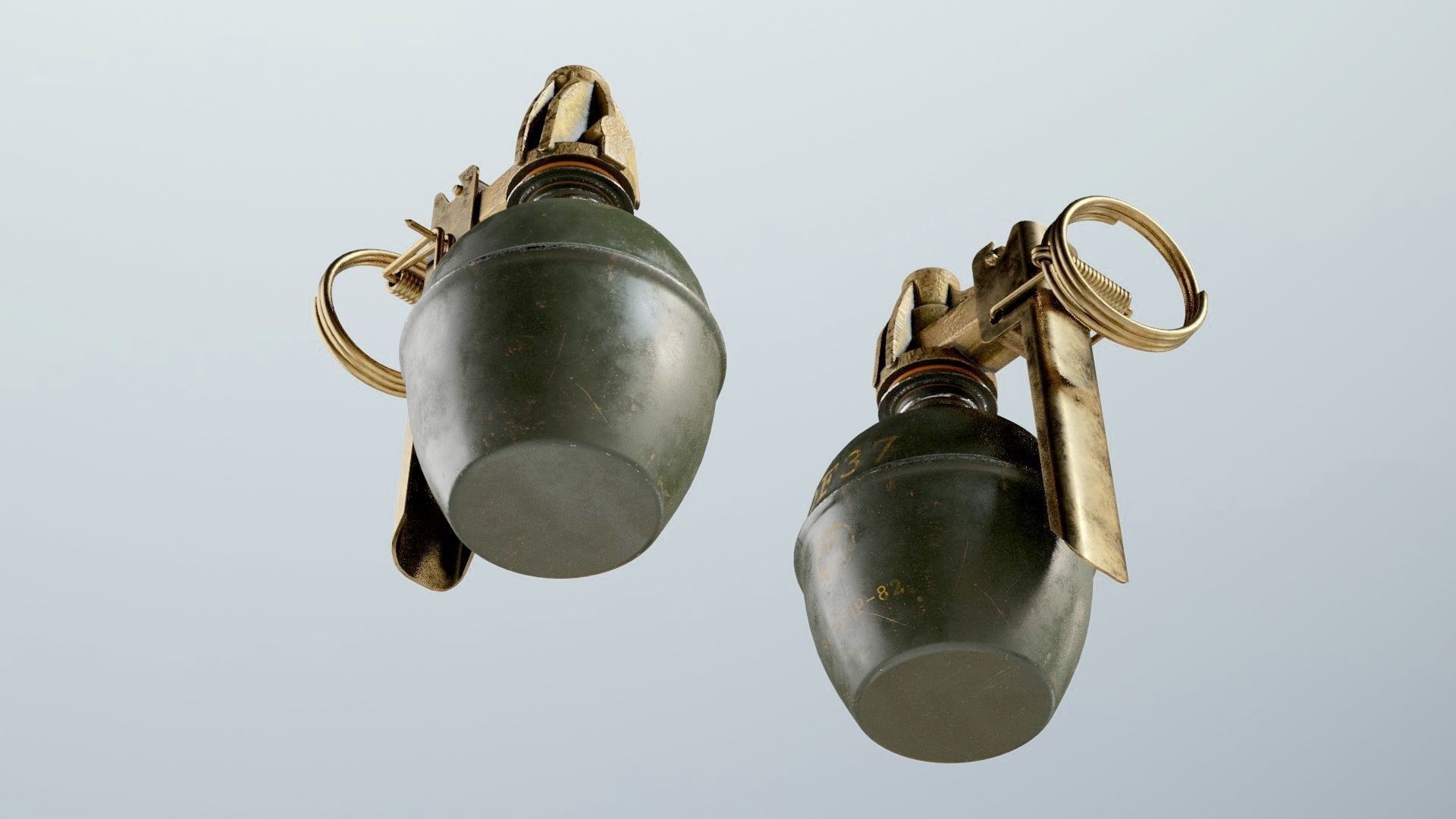 SOLDIER Frag Grenade 3D model_7