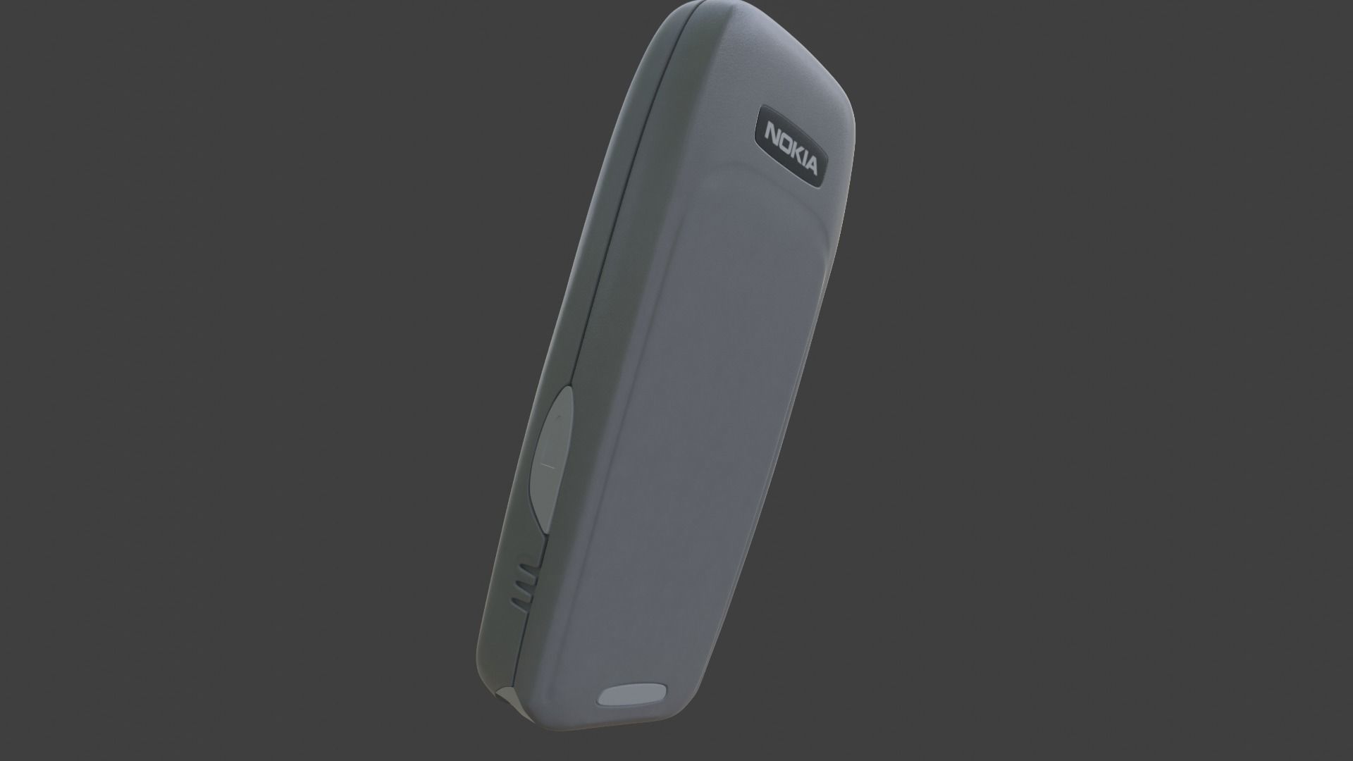Nokia 3310 Gray 3D model_7