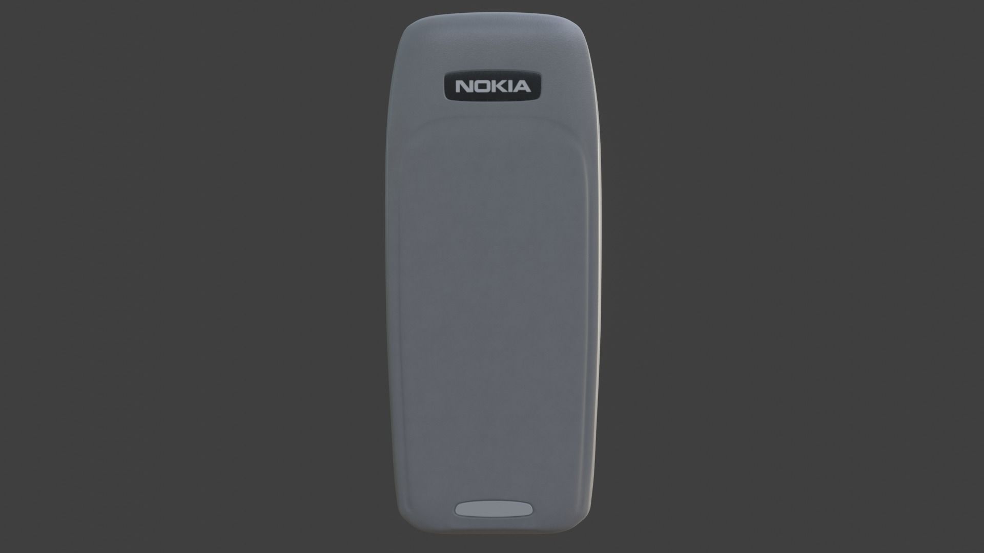 Nokia 3310 Gray 3D model_5