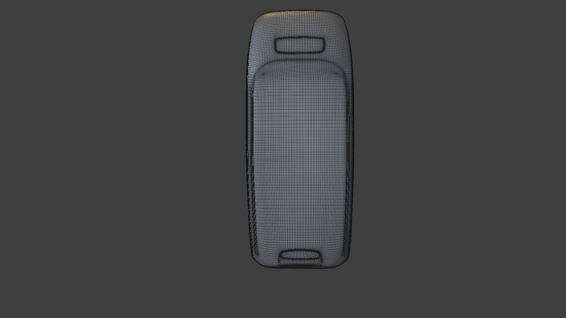 Nokia 3310 Gray 3D model_9