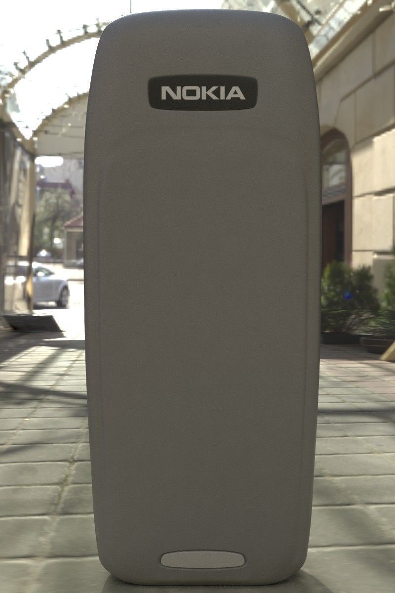 Nokia 3310 Gray 3D model_17