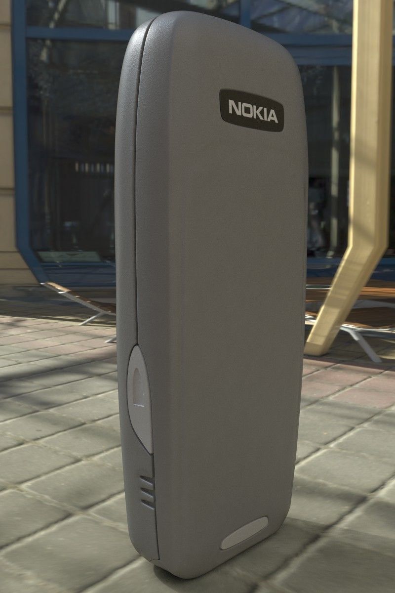 Nokia 3310 Gray 3D model_18
