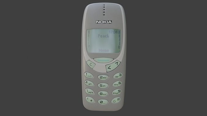 Nokia 3310 Gray 3D model