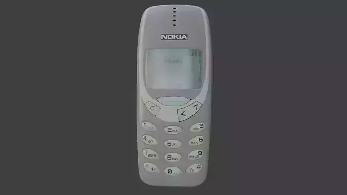 Nokia 3310 Gray 3D model
