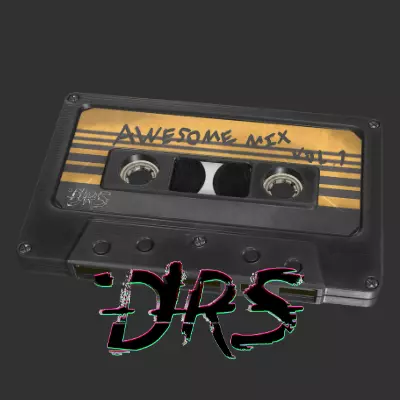 Cassette awesome mix vol drs Low-poly 3D model_0