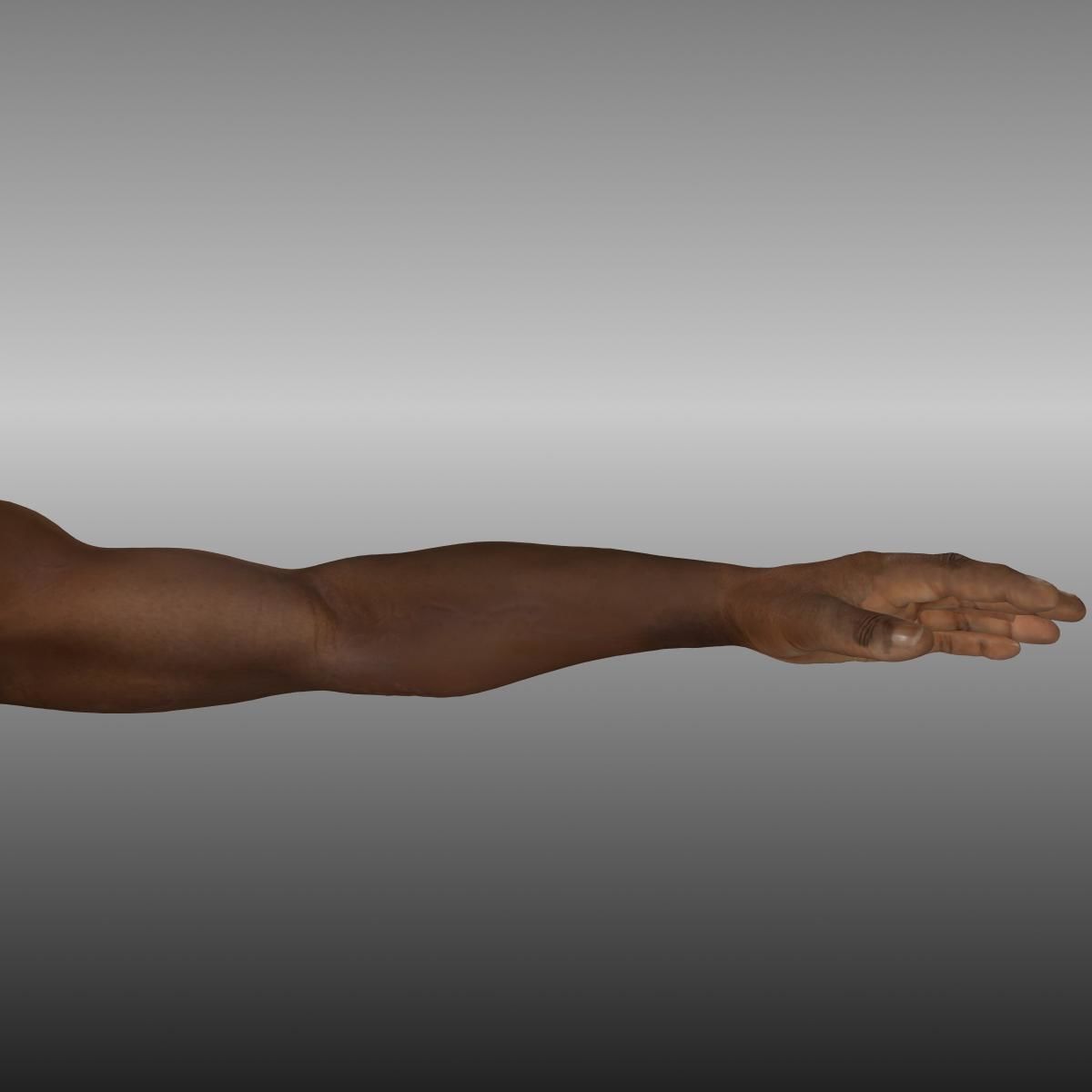 Orpheus Afro Man Low-poly 3D model_10