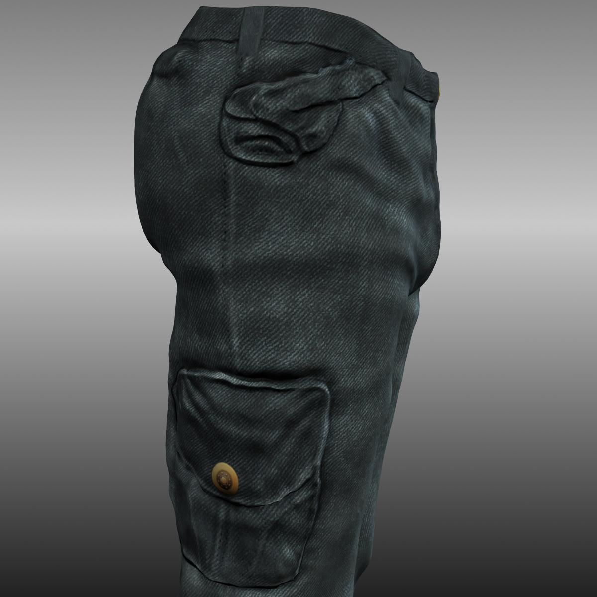 Orpheus Afro Man Low-poly 3D model_16