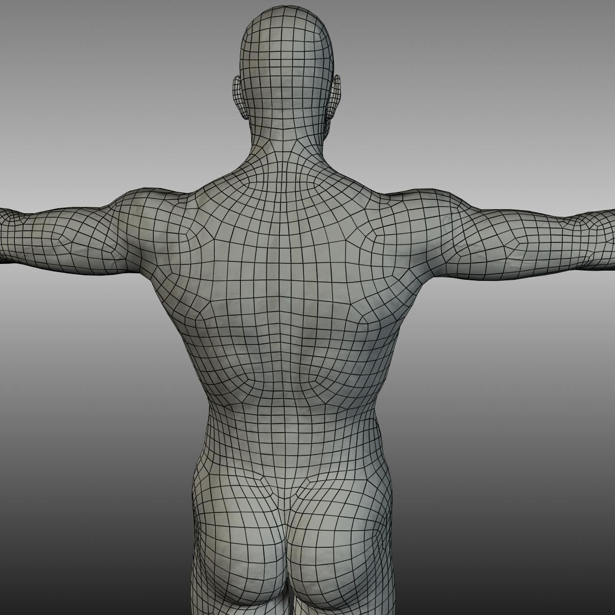 Orpheus Afro Man Low-poly 3D model_18