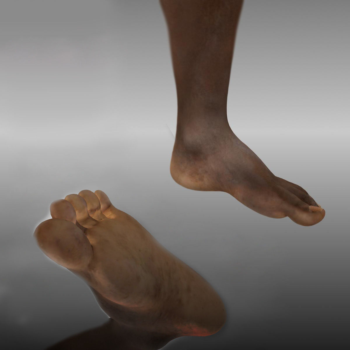 Orpheus Afro Man Low-poly 3D model_11