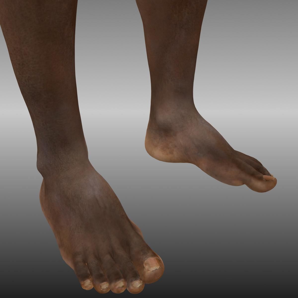 Orpheus Afro Man Low-poly 3D model_12