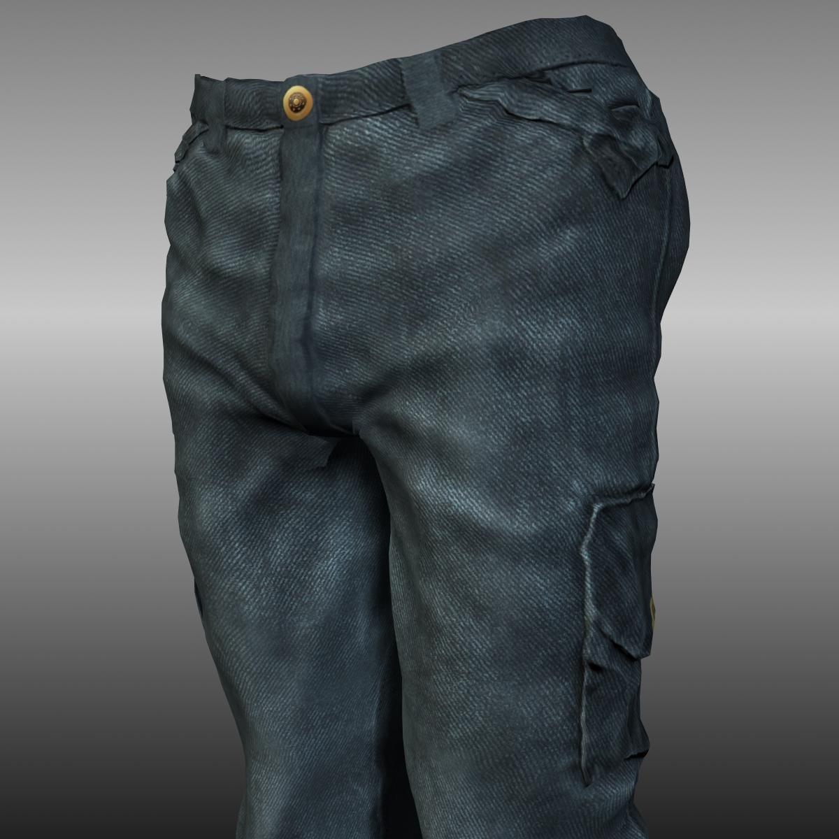 Orpheus Afro Man Low-poly 3D model_9