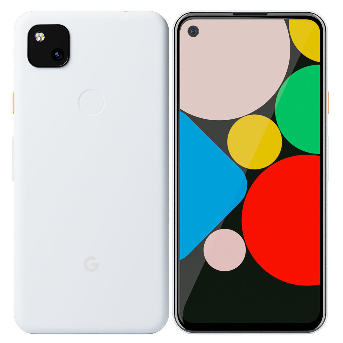 Google Pixel 4a  3D model_2