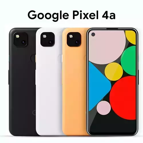 Google Pixel 4a  3D model