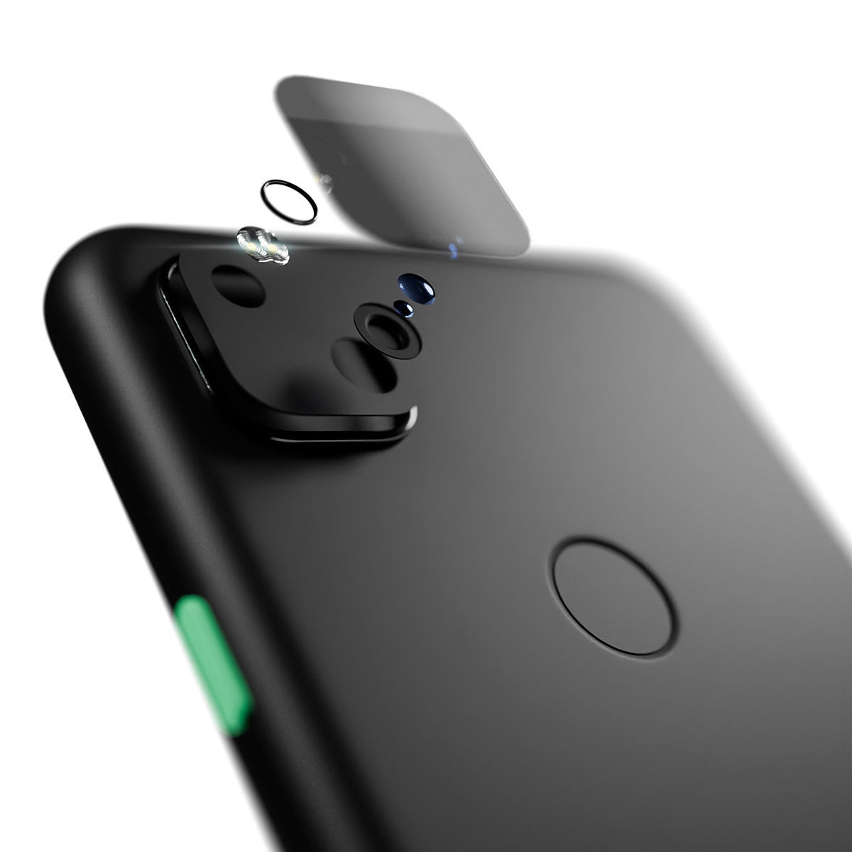 Google Pixel 4a  3D model_5