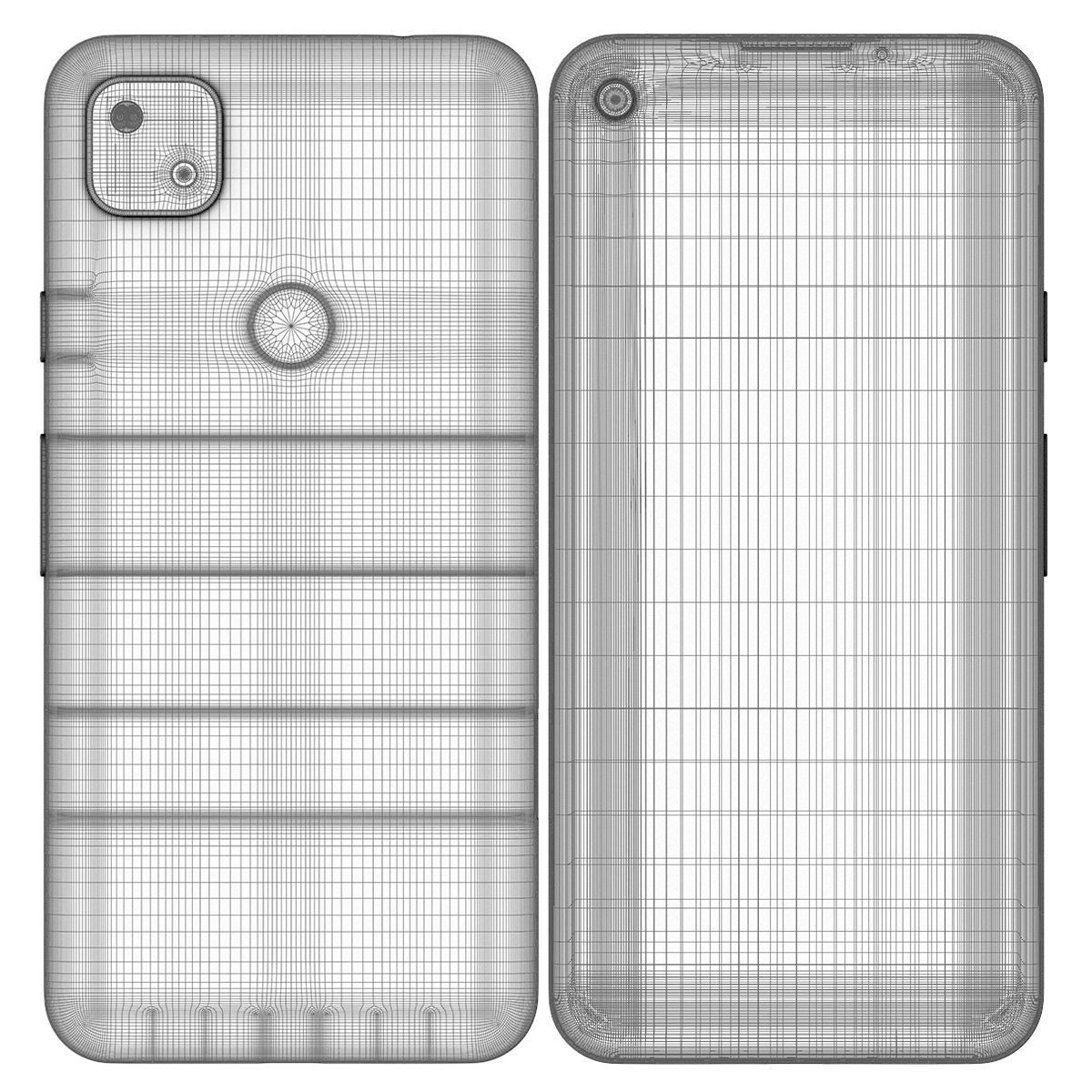 Google Pixel 4a  3D model_10