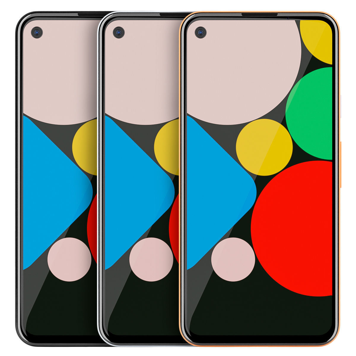 Google Pixel 4a  3D model_9