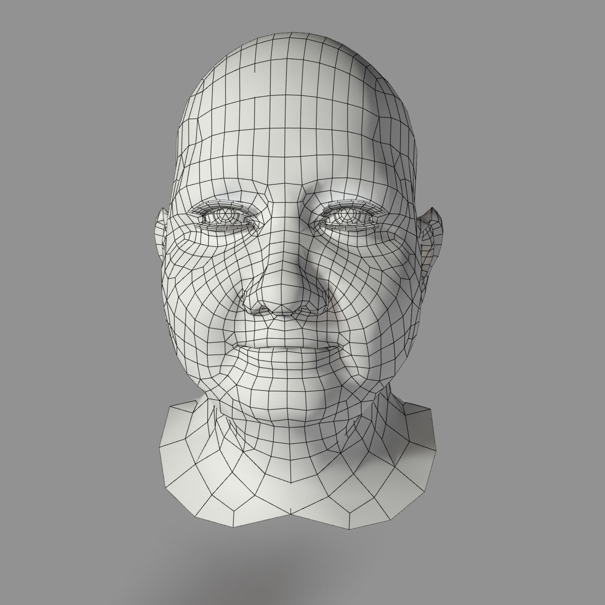 Santa Claus Rigged Low-poly 3D model_27