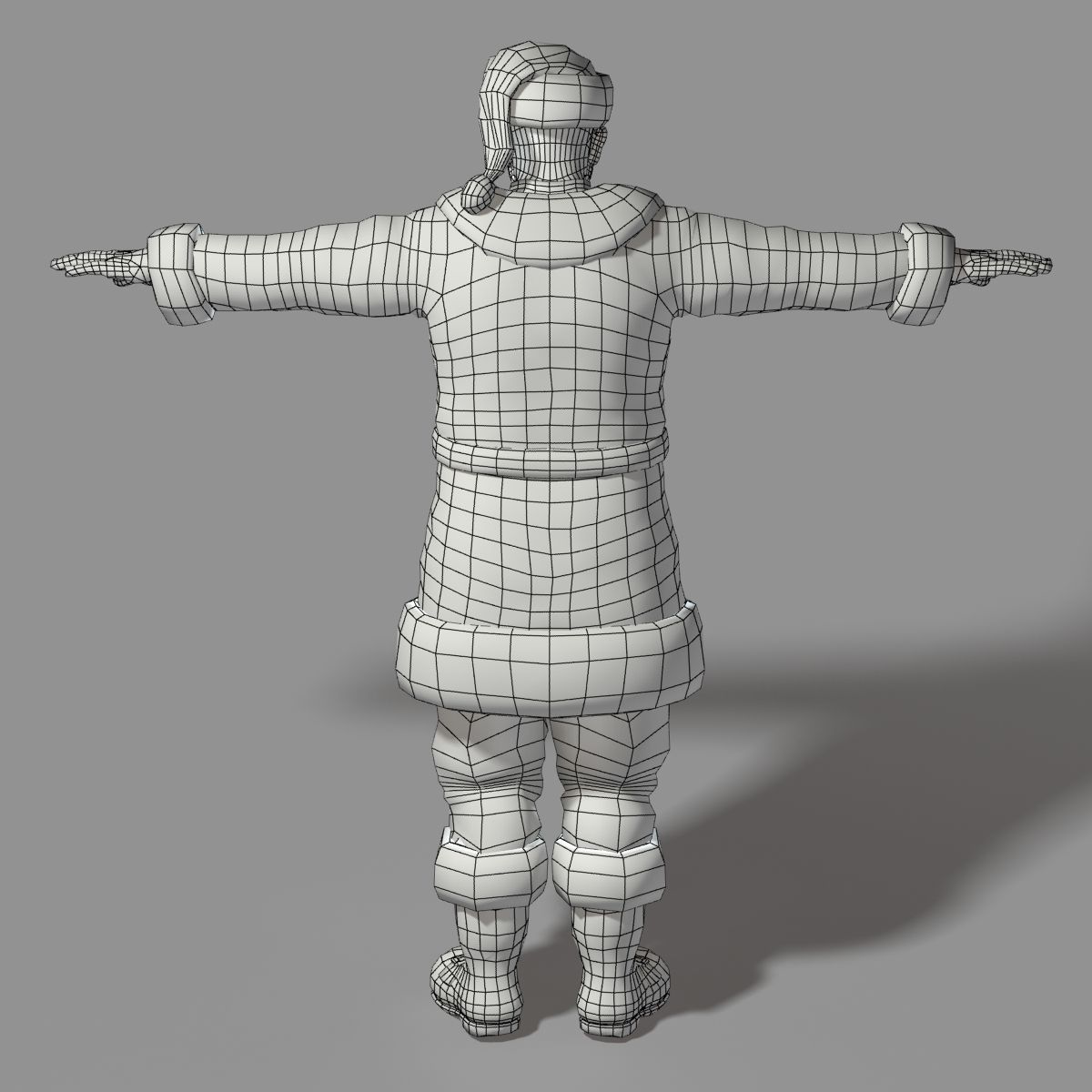 Santa Claus Rigged Low-poly 3D model_26