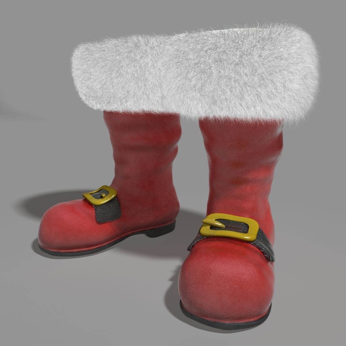 Santa Claus Rigged Low-poly 3D model_18