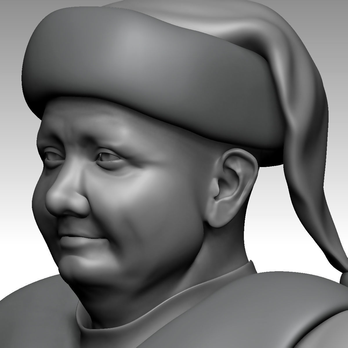 Santa Claus Rigged Low-poly 3D model_23