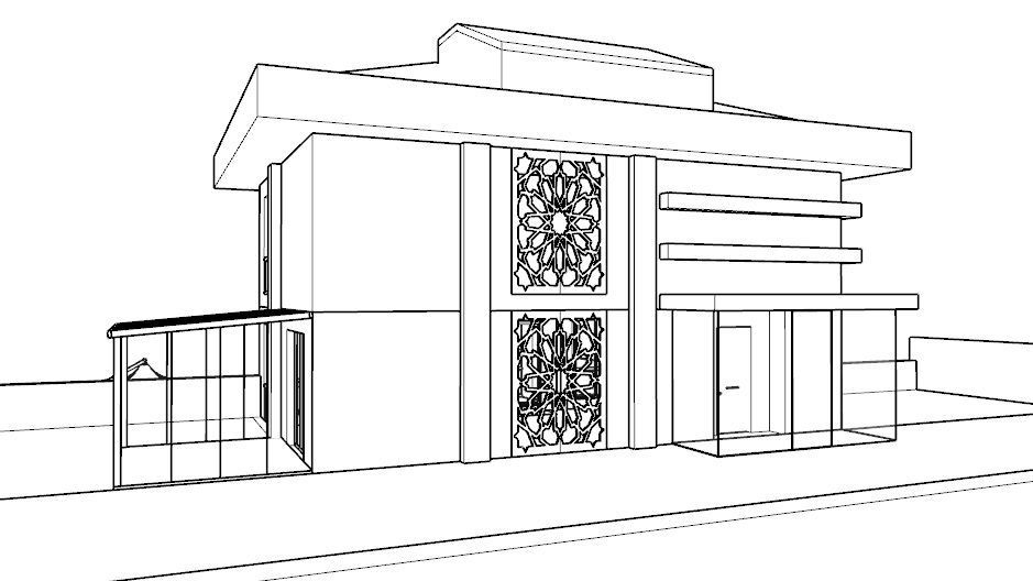 TRIPLEX HOUSE Free low-poly 3D model_38