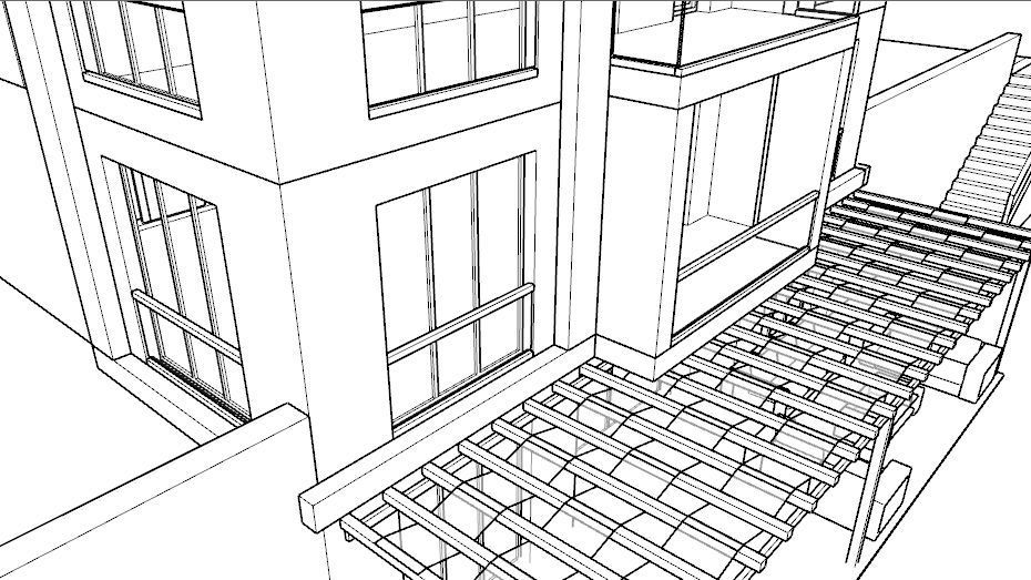 TRIPLEX HOUSE Free low-poly 3D model_39