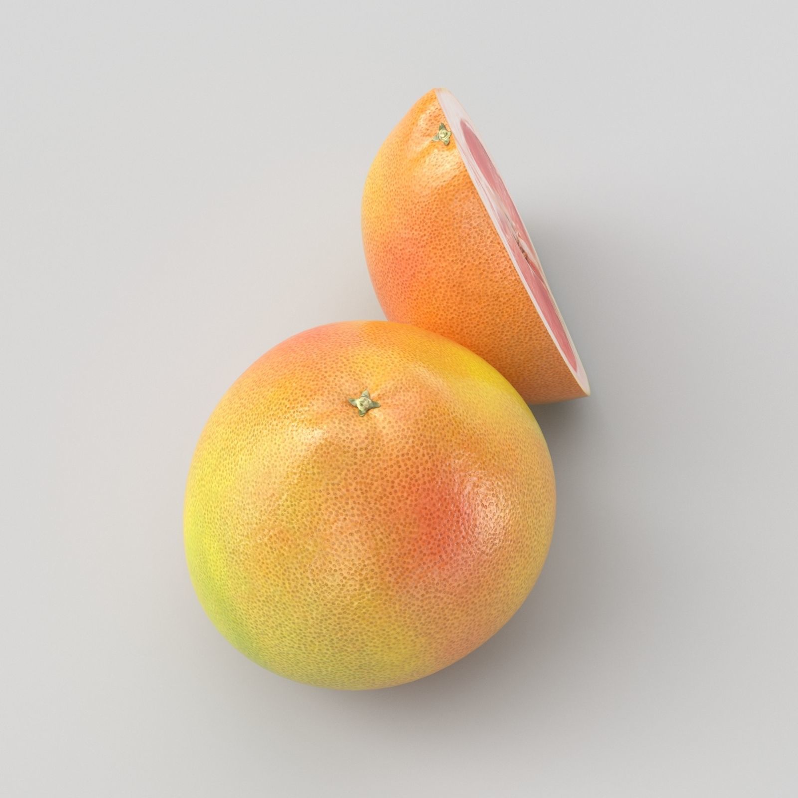 Pomelo mango 3D model_6