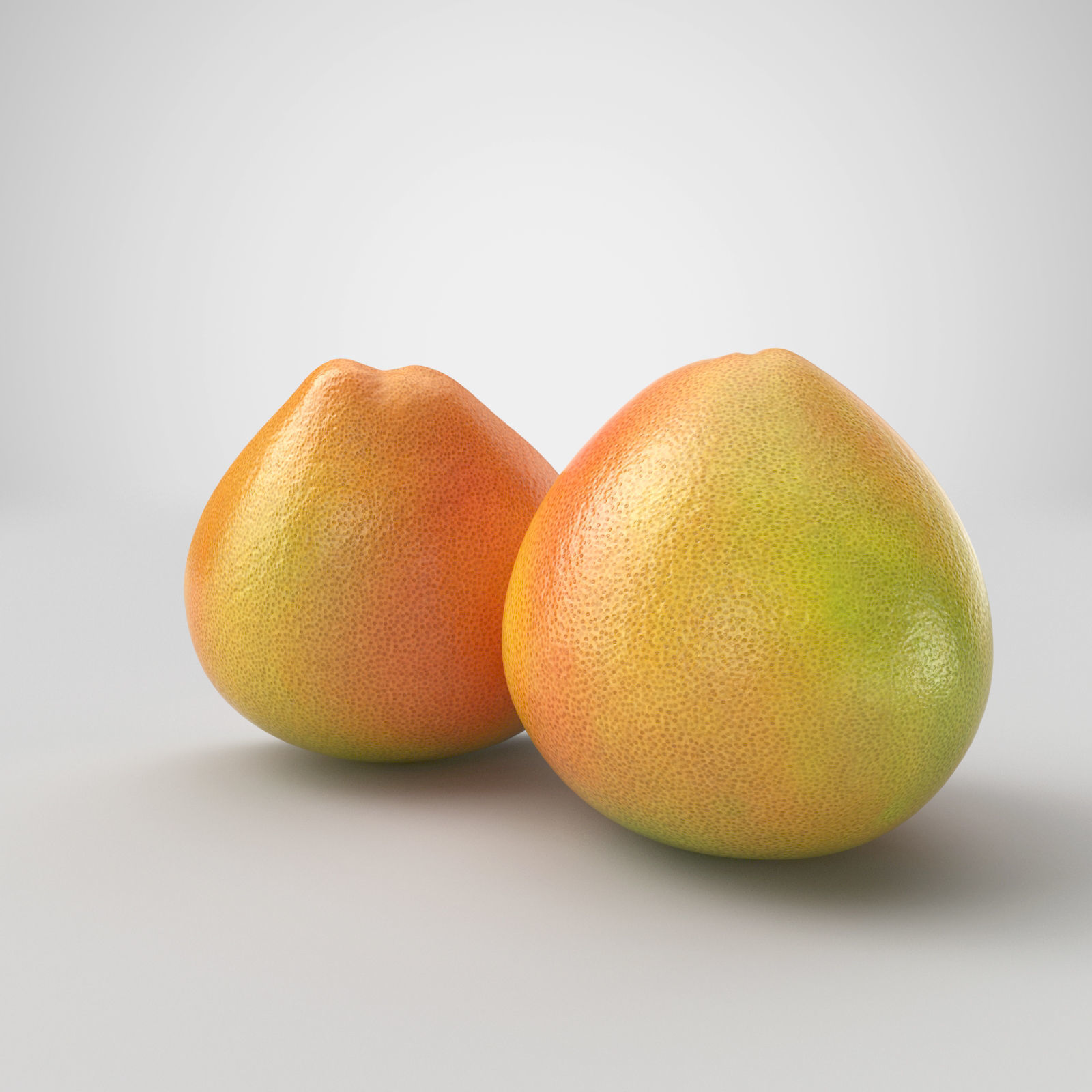 Pomelo mango 3D model_3