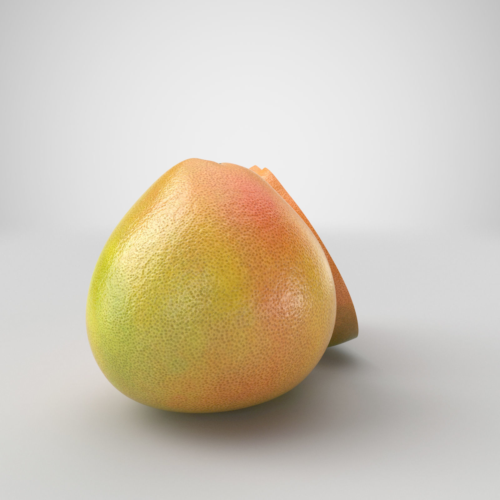 Pomelo mango 3D model_2
