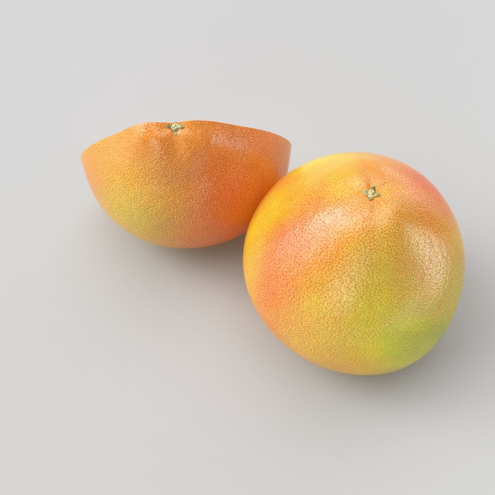 Pomelo mango 3D model_7