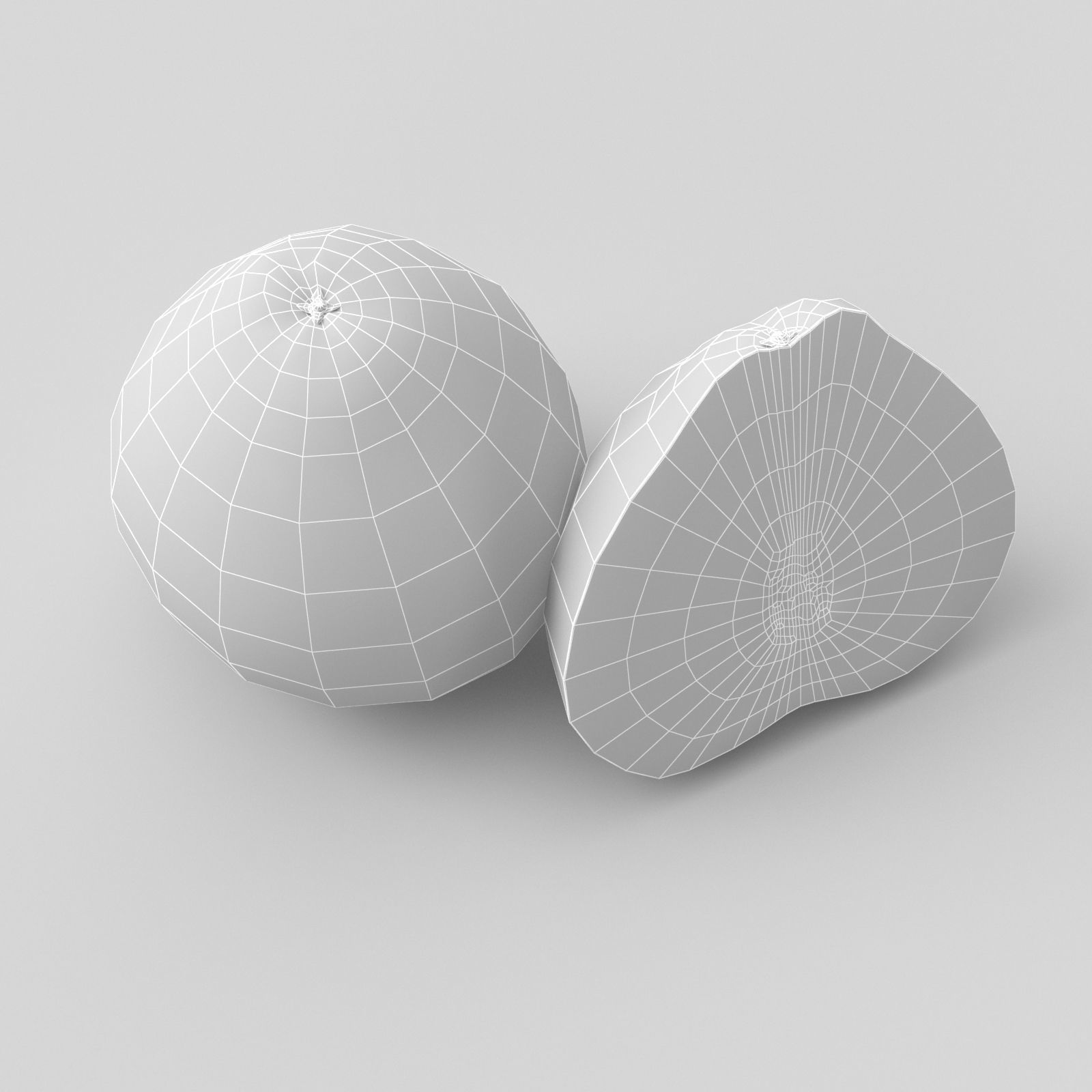 Pomelo mango 3D model_10