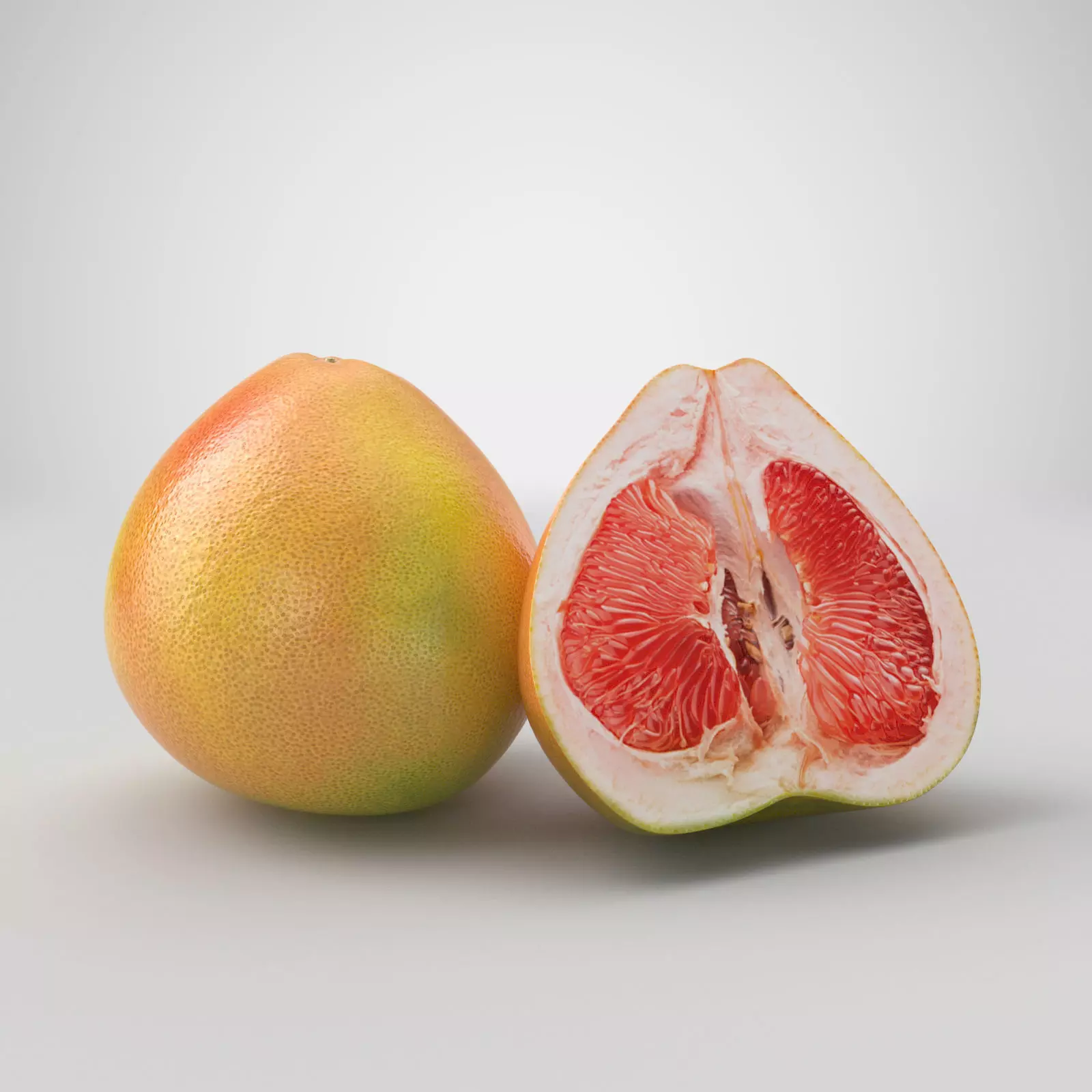 Pomelo mango 3D model_0
