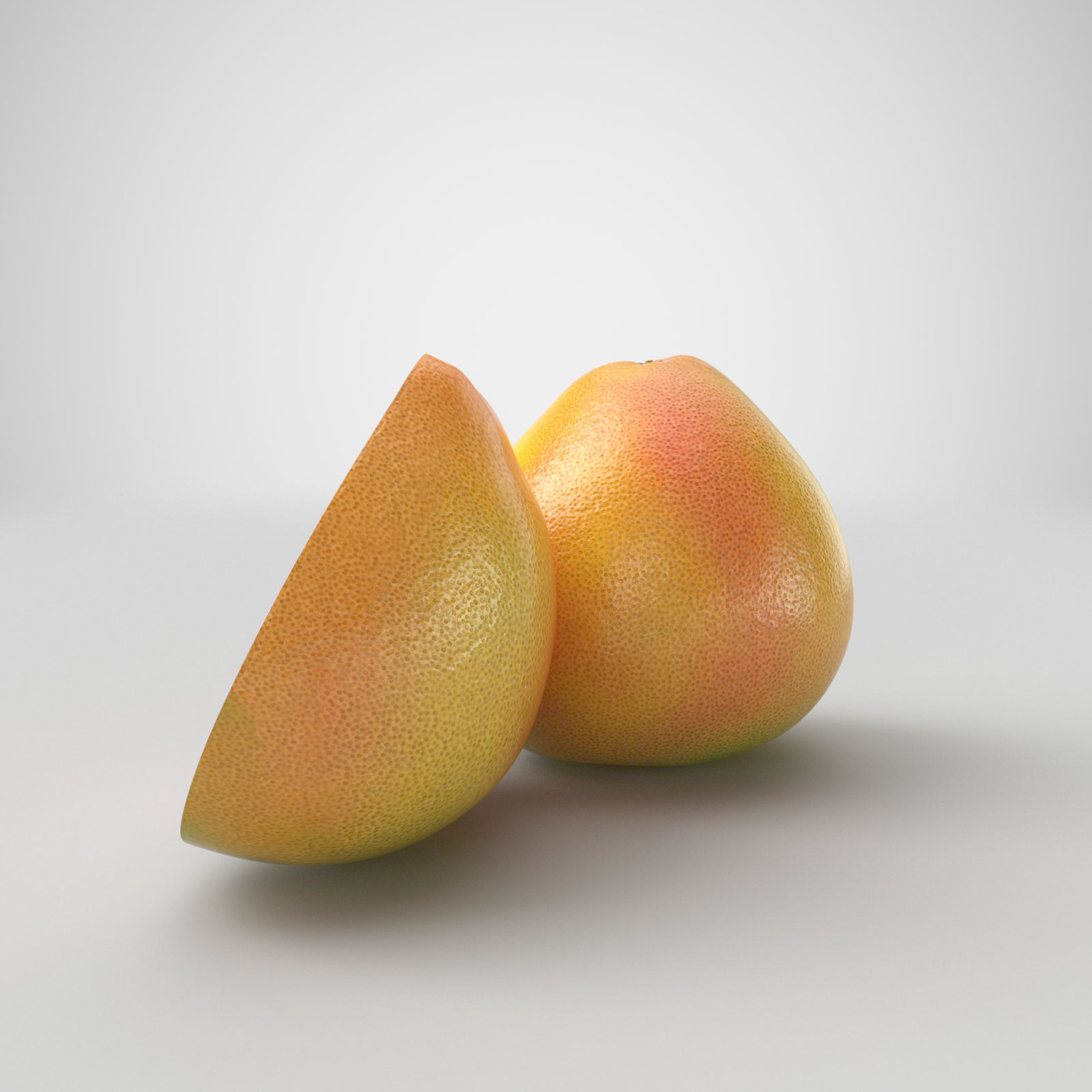 Pomelo mango 3D model_4
