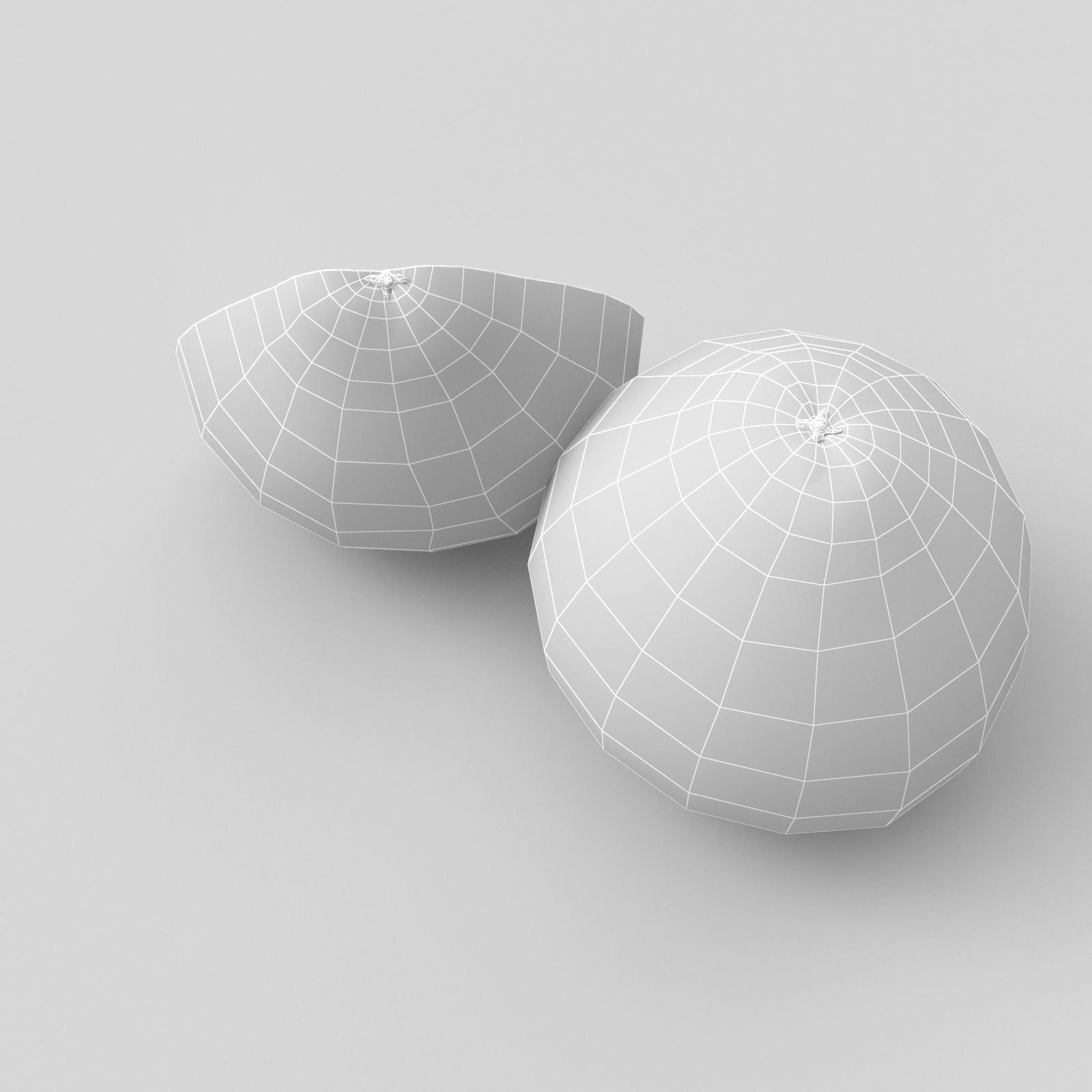 Pomelo mango 3D model_12