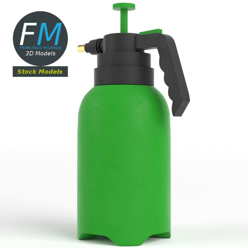 Sprayer for gardening 3D model_4