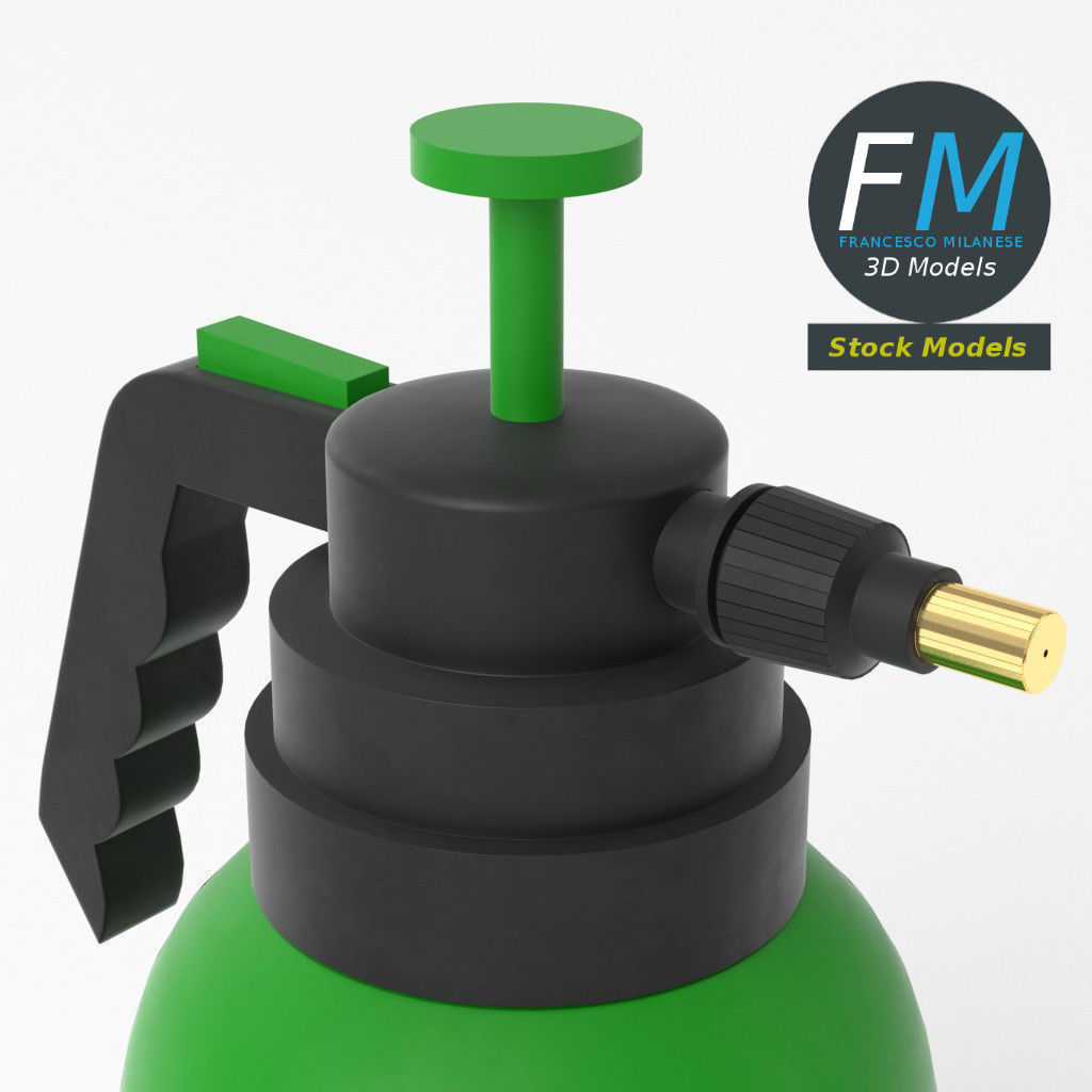 Sprayer for gardening 3D model_5