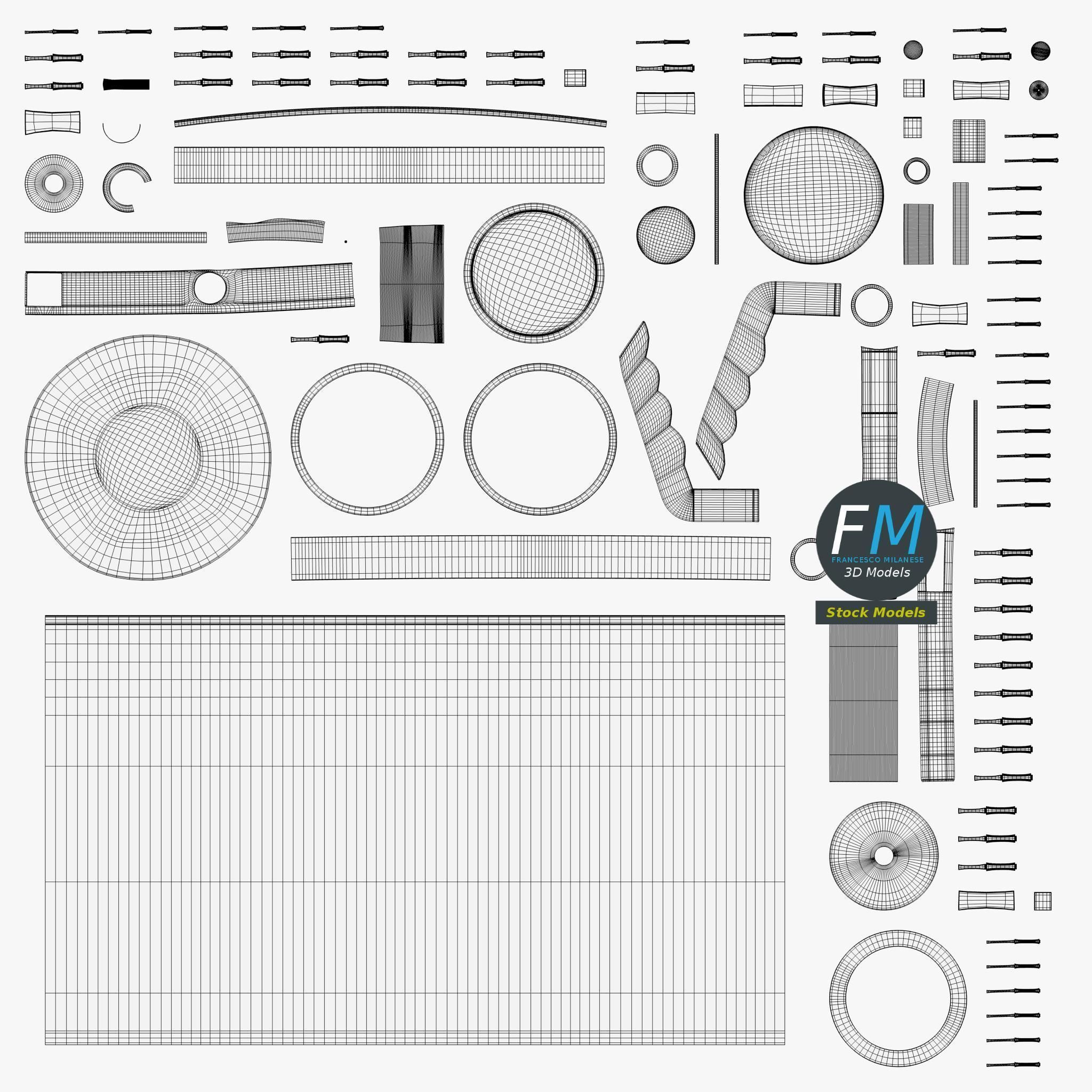 Sprayer for gardening 3D model_11