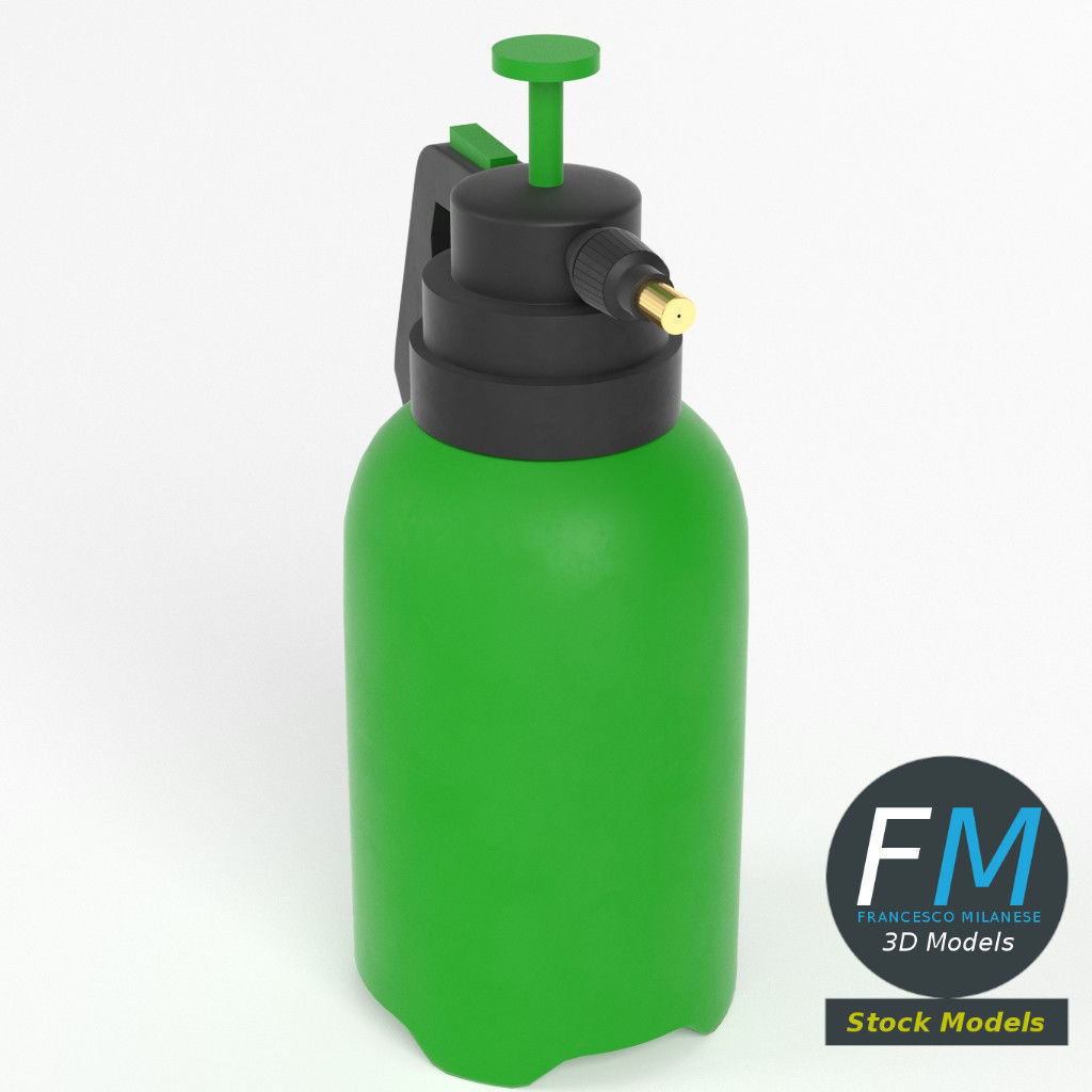 Sprayer for gardening 3D model_2