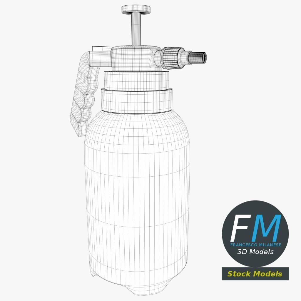 Sprayer for gardening 3D model_7