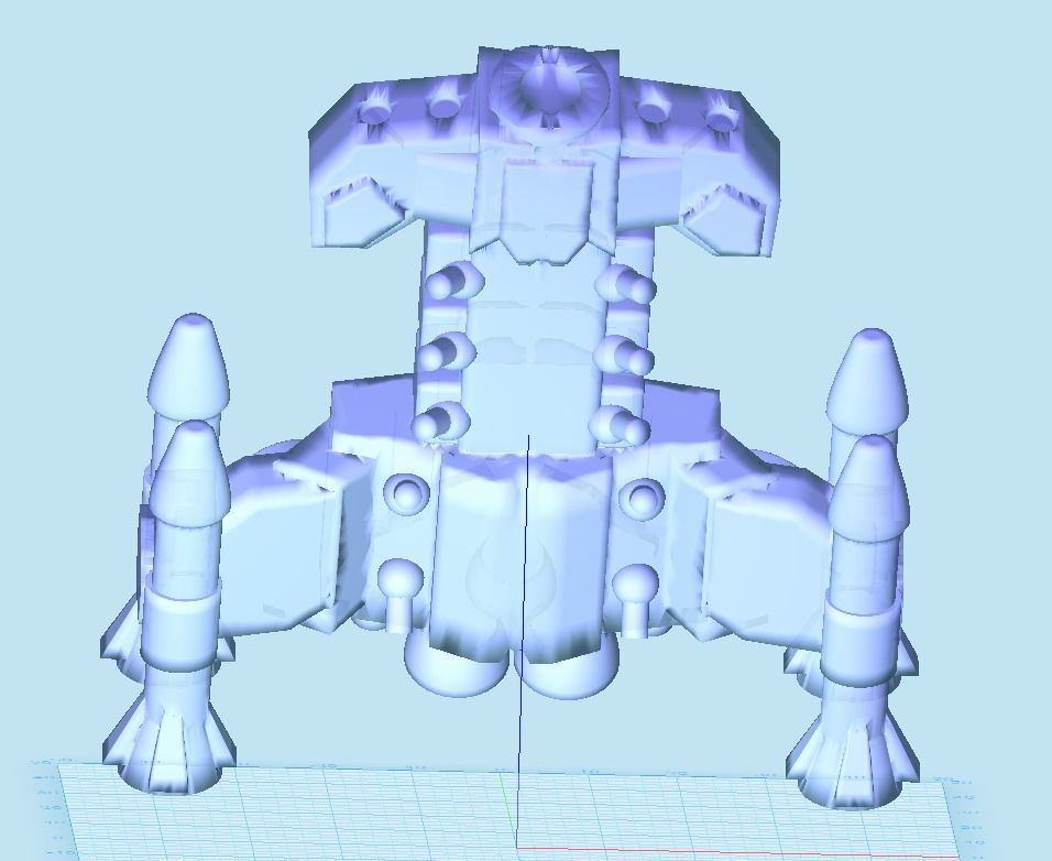 Terran battlecruiser  3D print model_1