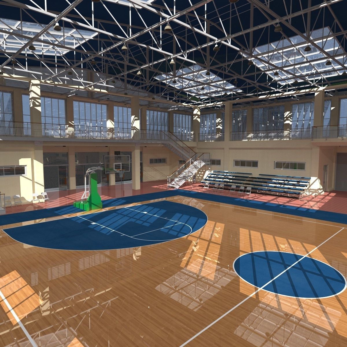 Basketball School Court