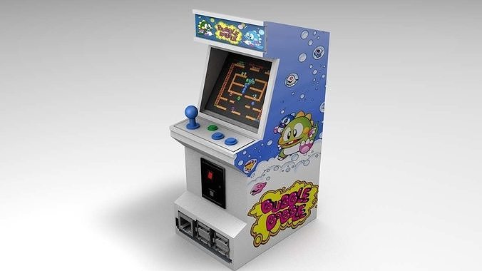 ARCADE MINI CABINET RASPBERRY CASE 3D print model