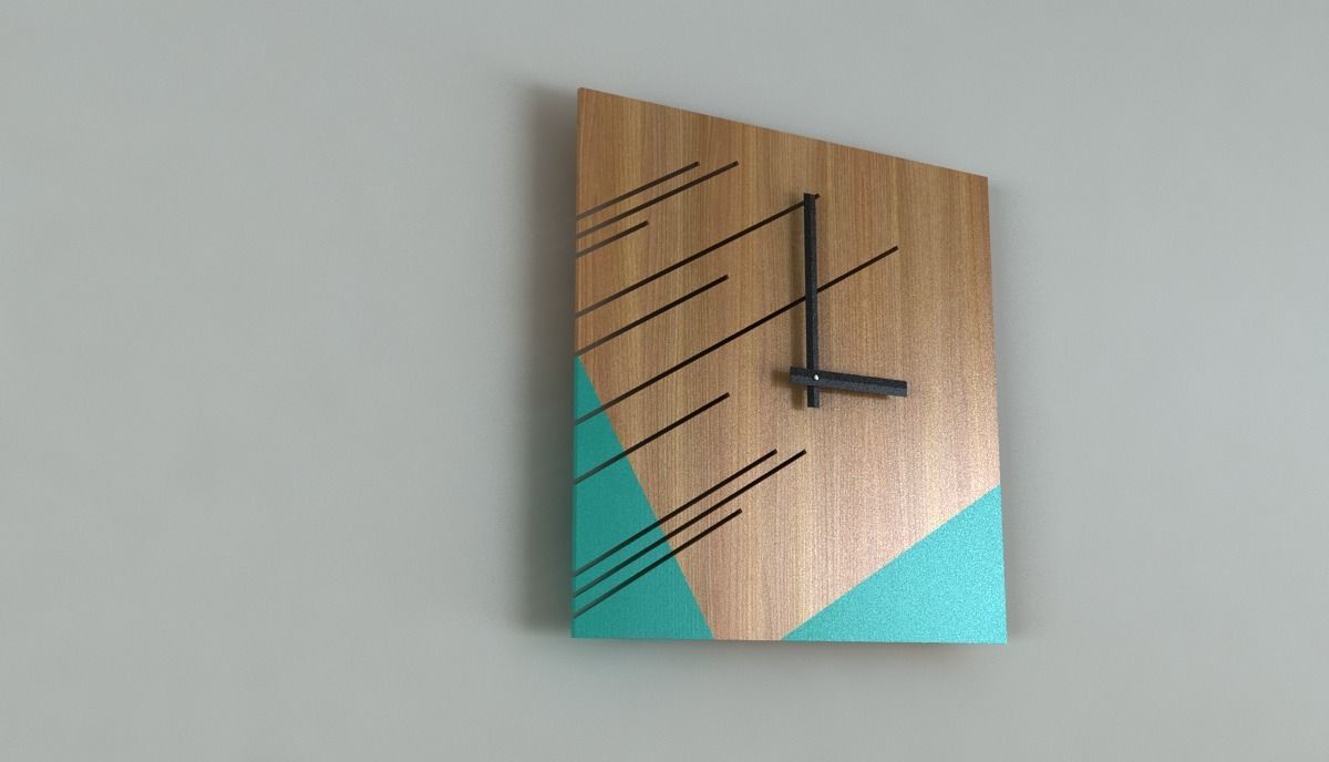 Wall Clocks  collection 3D model_4