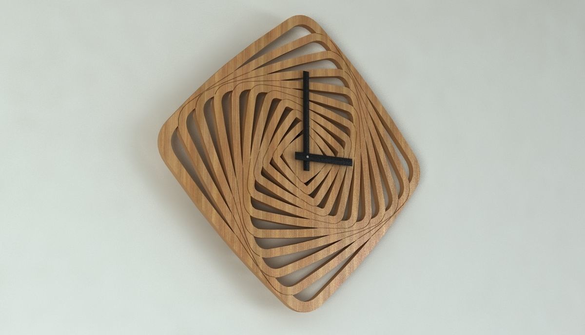 Wall Clocks  collection 3D model_9