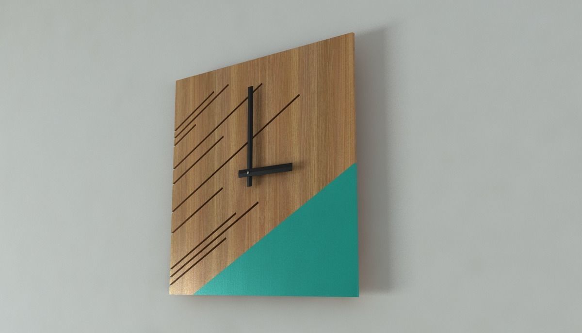 Wall Clocks  collection 3D model_1