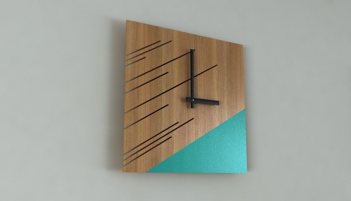 Wall Clocks  collection 3D model_2