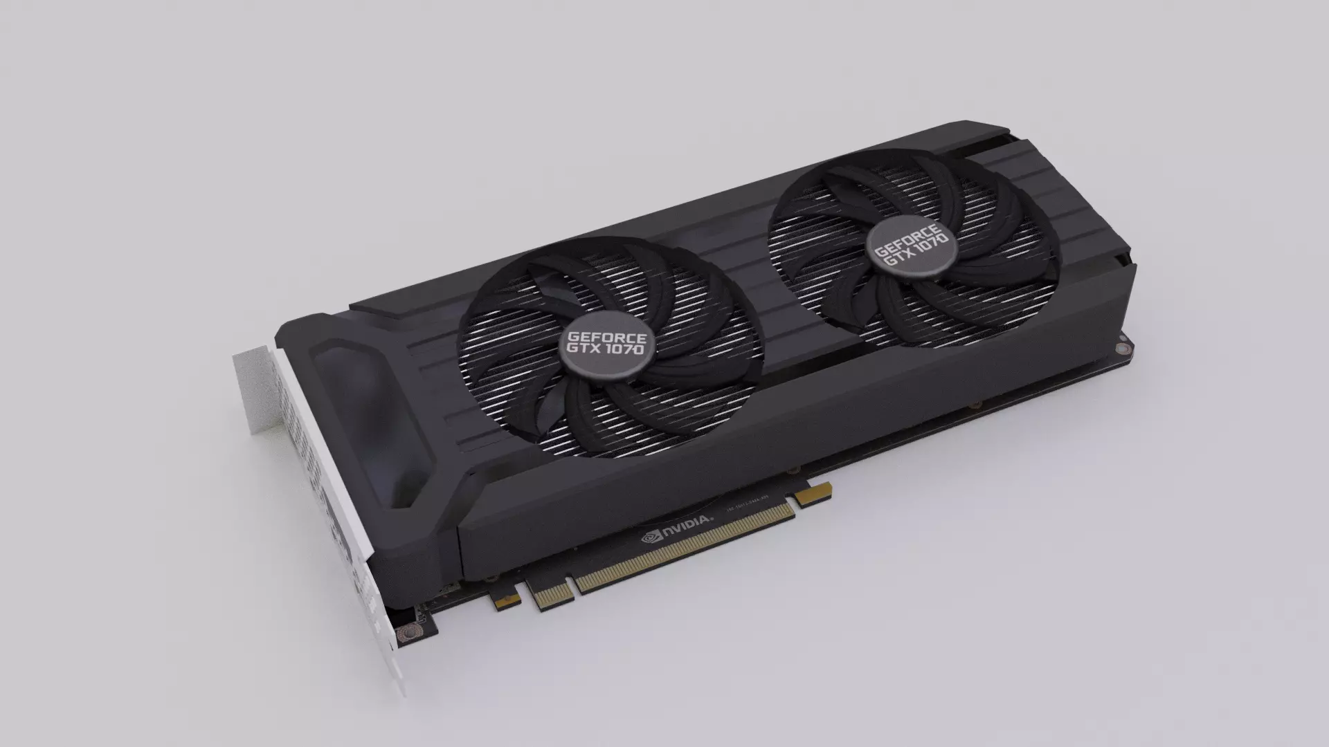 GTX 1070 palit dual Gaming Videocard  Free 3D model_0